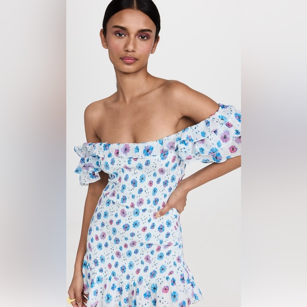 LoveShackFancy Kodie Mini Dress